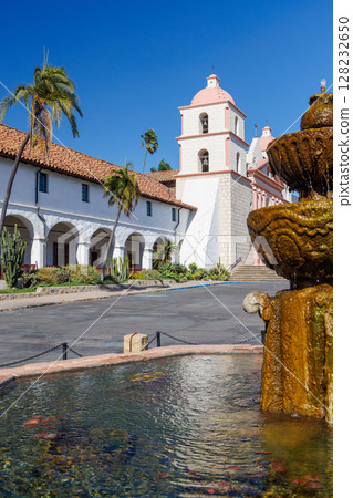The historic Santa Barbara Mission The historic Santa Barbara Mission 128232650