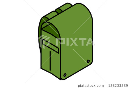 書包簡單線條圖標,等距插圖 書包簡單線條圖標,等距插圖 128233289