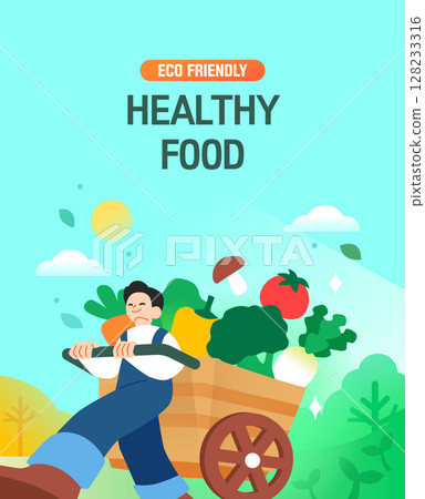 Well-being Health Life Illustration  128233316