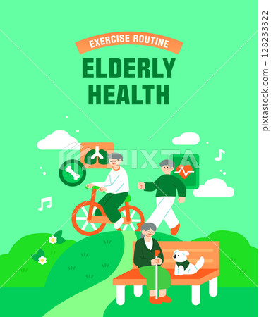 Well-being Health Life Illustration  128233322