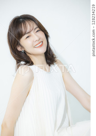 Middle-aged woman portrait Middle-aged woman portrait 128234219