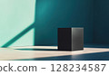 pedestal in room with windows 128234587