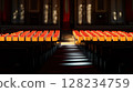 empty auditorium with seats 128234759