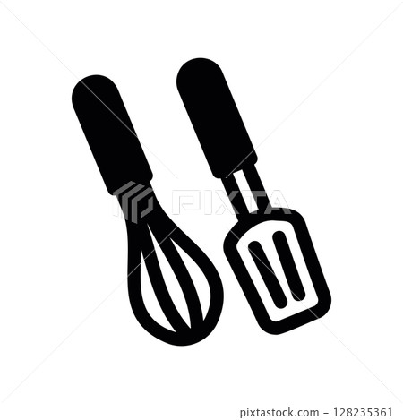 Frying Pan Icon Essential Kitchen Tool 128235361