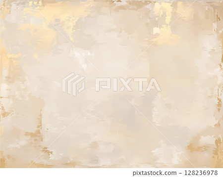 Handmade washi paper texture image material: gold and brown 128236978
