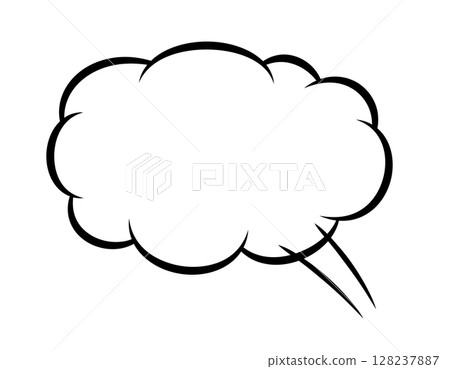 向量圖的生動的漫畫演講泡沫 向量圖的生動的漫畫演講泡沫 128237887