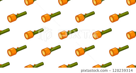 Seamless Pattern With Camping Flashlight Seamless Pattern With Camping Flashlight 128239314