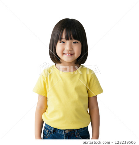 Girl illustration material 128239506