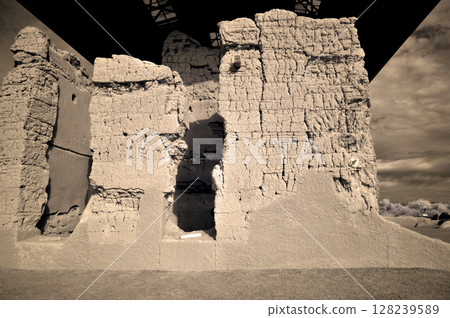 Casa Grande National Monument Infrared Sepia Tone Casa Grande National Monument Infrared Sepia Tone 128239589