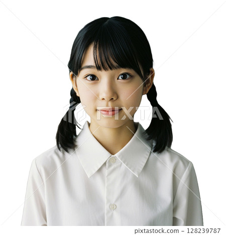 Girl illustration material 128239787