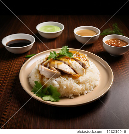 Hainanese Chicken Rice A Savory Treasure Hainanese Chicken Rice A Savory Treasure 128239946