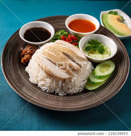 Hainanese Chicken Rice A Savory Treasure Hainanese Chicken Rice A Savory Treasure 128239953