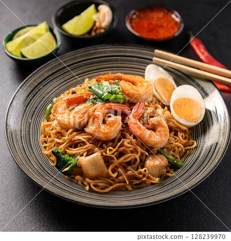 Hokkien Prawn Mee A Flavorful Delight 128239970