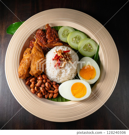 Nasi Lemak A Flavorful Malaysian Rice Dish 128240306