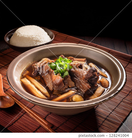 Hearty Chinese Pork Rib Soup Delight Hearty Chinese Pork Rib Soup Delight 128241004