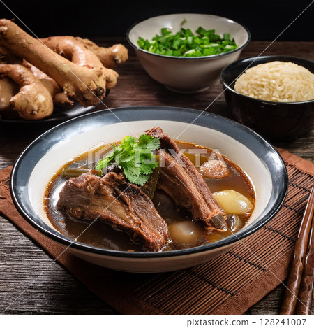 Hearty Chinese Pork Rib Soup Delight Hearty Chinese Pork Rib Soup Delight 128241007