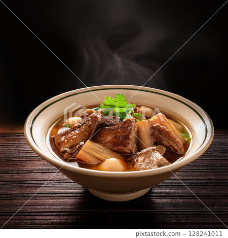 Hearty Chinese Pork Rib Soup Delight Hearty Chinese Pork Rib Soup Delight 128241011