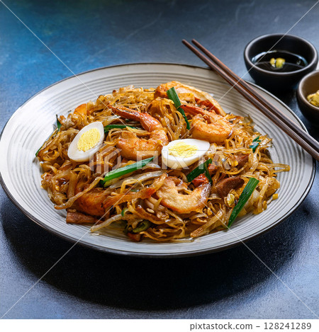 Smoky Stir-Fried Char Kway Teow Delight 128241289