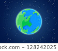 Earth Ocean Blue Simple Pattern 4:3/Background 128242025