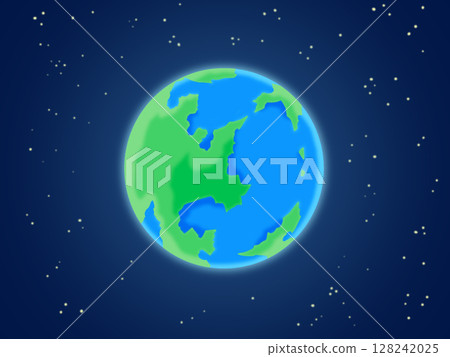 Earth Ocean Blue Simple Pattern 4:3/Background 128242025