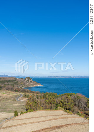 香川縣小豆郡豐島的寧靜景色 香川縣小豆郡豐島的寧靜景色 128242347
