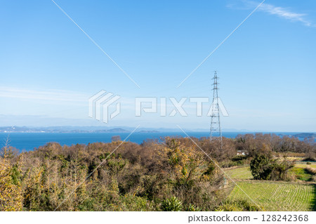 香川縣小豆郡豐島的寧靜景色 128242368