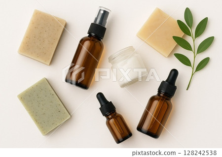 Stylish natural skin care items 128242538