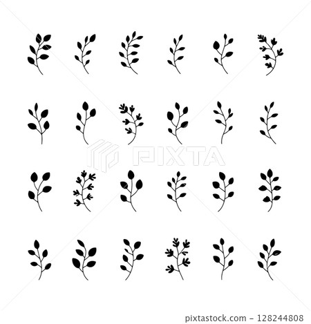 Abstract Leaf Dots. A playful pattern of tiny stylized leaves arranged in a dotted structure, merging minimalism with decorative botanical charm. Abstract Leaf Dots. A playful pattern of tiny stylized leaves arranged in a dotted structure, merging minimalism with decorative botanical charm. 128244808