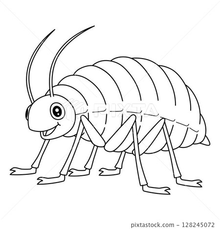 Insect Aphid Animal Isolated Coloring Page Insect Aphid Animal Isolated Coloring Page 128245072