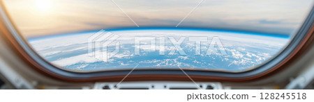 A breathtaking view of Earth from the perspective of outer space. A breathtaking view of Earth from the perspective of outer space. 128245518