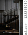 An Elegant Modern Staircase beautifully designed within a Minimalist Interior space 128245959