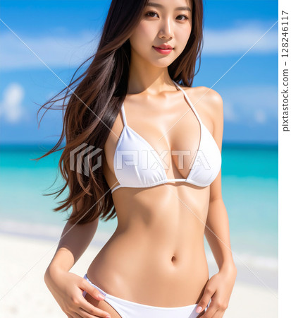 Young woman in bikini swimsuit Young woman in bikini swimsuit 128246117