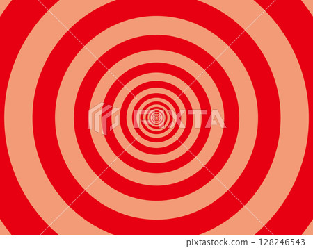 Red circle continuous background material 128246543