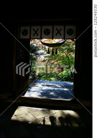 Mutsu in autumn... "Nihonmatsu Shrine" with autumn leaves Mutsu in autumn... "Nihonmatsu Shrine" with autumn leaves 128249330