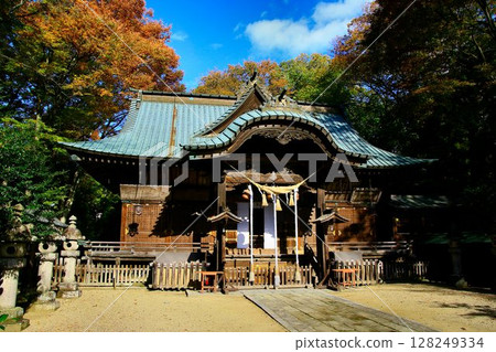 秋天的陸奧…紅葉環繞的“二本松神社” 128249334