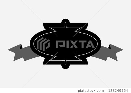 Badge Design featuring a sophisticated Ribbon to symbolize accomplishment Badge Design featuring a sophisticated Ribbon to symbolize accomplishment 128249364