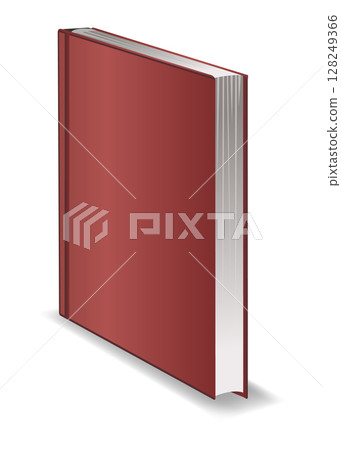 Realistic book. Learning or education concept. Design of closed book or notebook. Reading, learn and receive education through books. Read more books 128249366