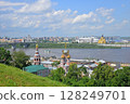 Nizhny Novgorod, Russia, urban skyline, panoramic view 128249701
