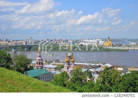Nizhny Novgorod, Russia, urban skyline, panoramic view Nizhny Novgorod, Russia, urban skyline, panoramic view 128249701