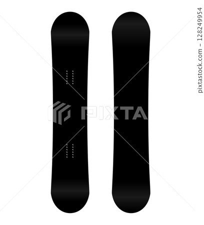 Snowboard board blank design, branding concept 128249954