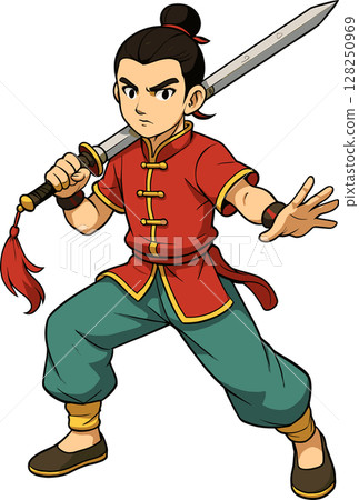 中國武術插圖 128250969