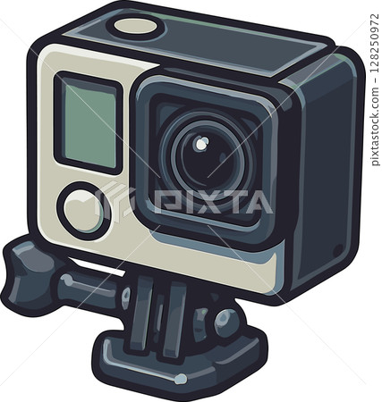運動相機插圖 128250972