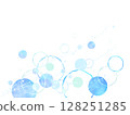 Cool color abstract circle background illustration 128251285