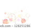 Warm color abstract circle background illustration 128251286