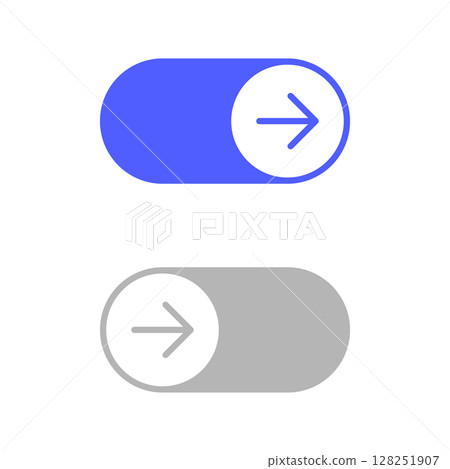 Simple toggle button vector illustration_33 Simple toggle button vector illustration_33 128251907