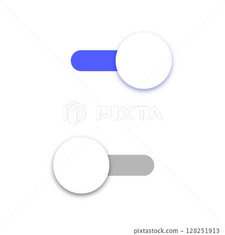 Simple toggle button vector illustration_39 Simple toggle button vector illustration_39 128251913