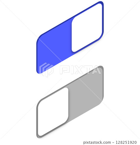 Simple toggle button vector illustration_46 128251920