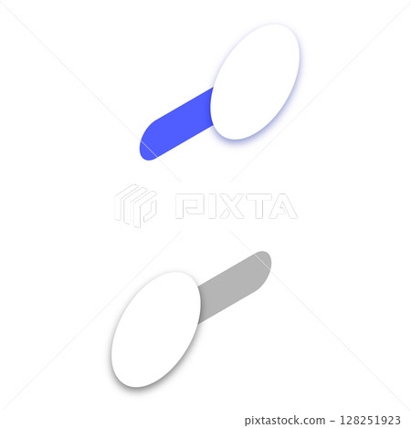 Simple toggle button vector illustration_49 128251923
