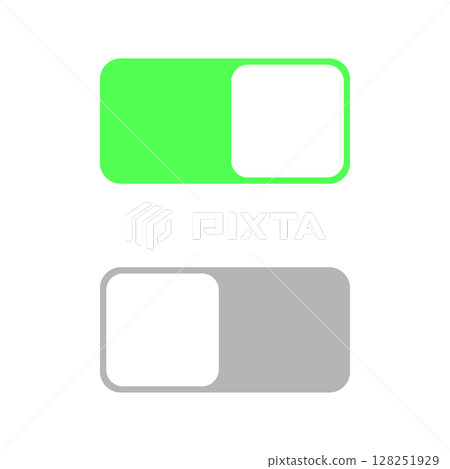 Simple toggle button vector illustration_55 - Stock Illustration ...