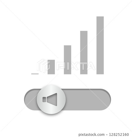 音量調整UI向量素材_07 音量調整UI向量素材_07 128252160